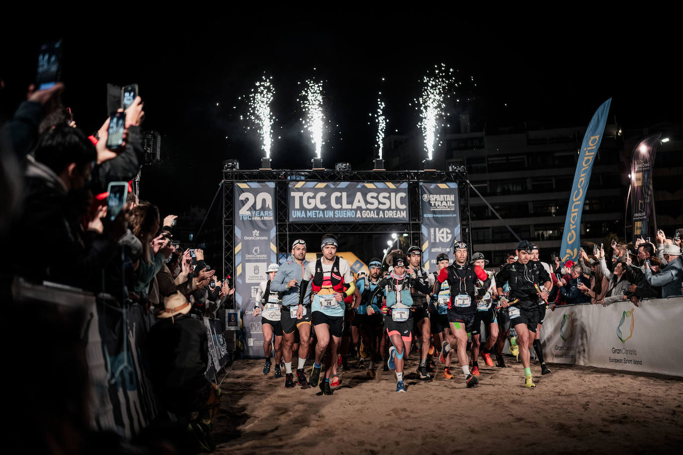 Salida de la Transrancanaria Classic 2022. 