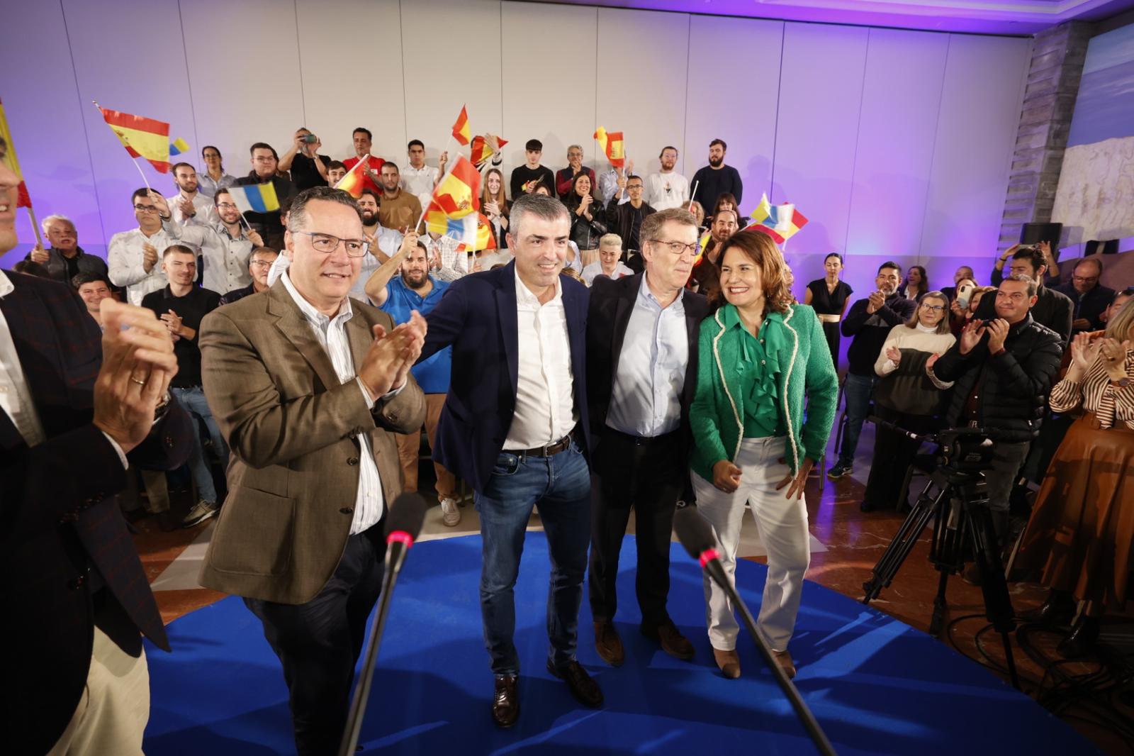 Fotos: Presentación de Jimena Delgado como candidata a la alcaldía de Las Palmas de Gran Canaria