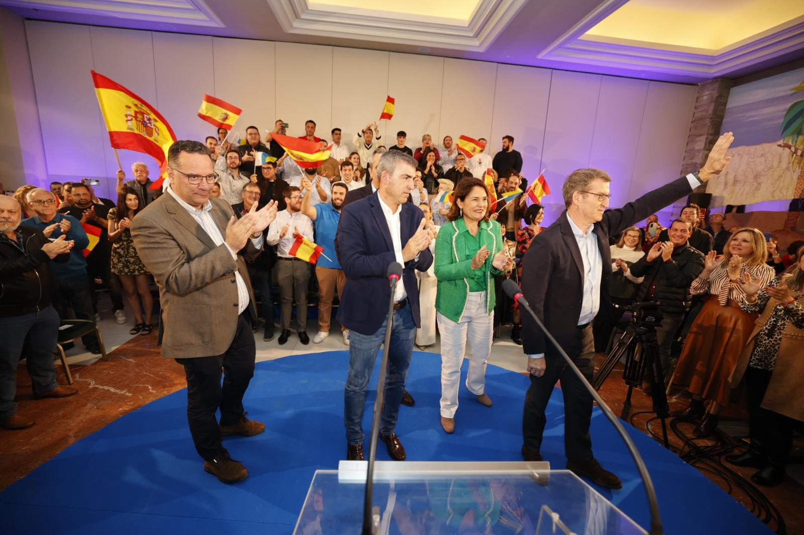 Fotos: Presentación de Jimena Delgado como candidata a la alcaldía de Las Palmas de Gran Canaria