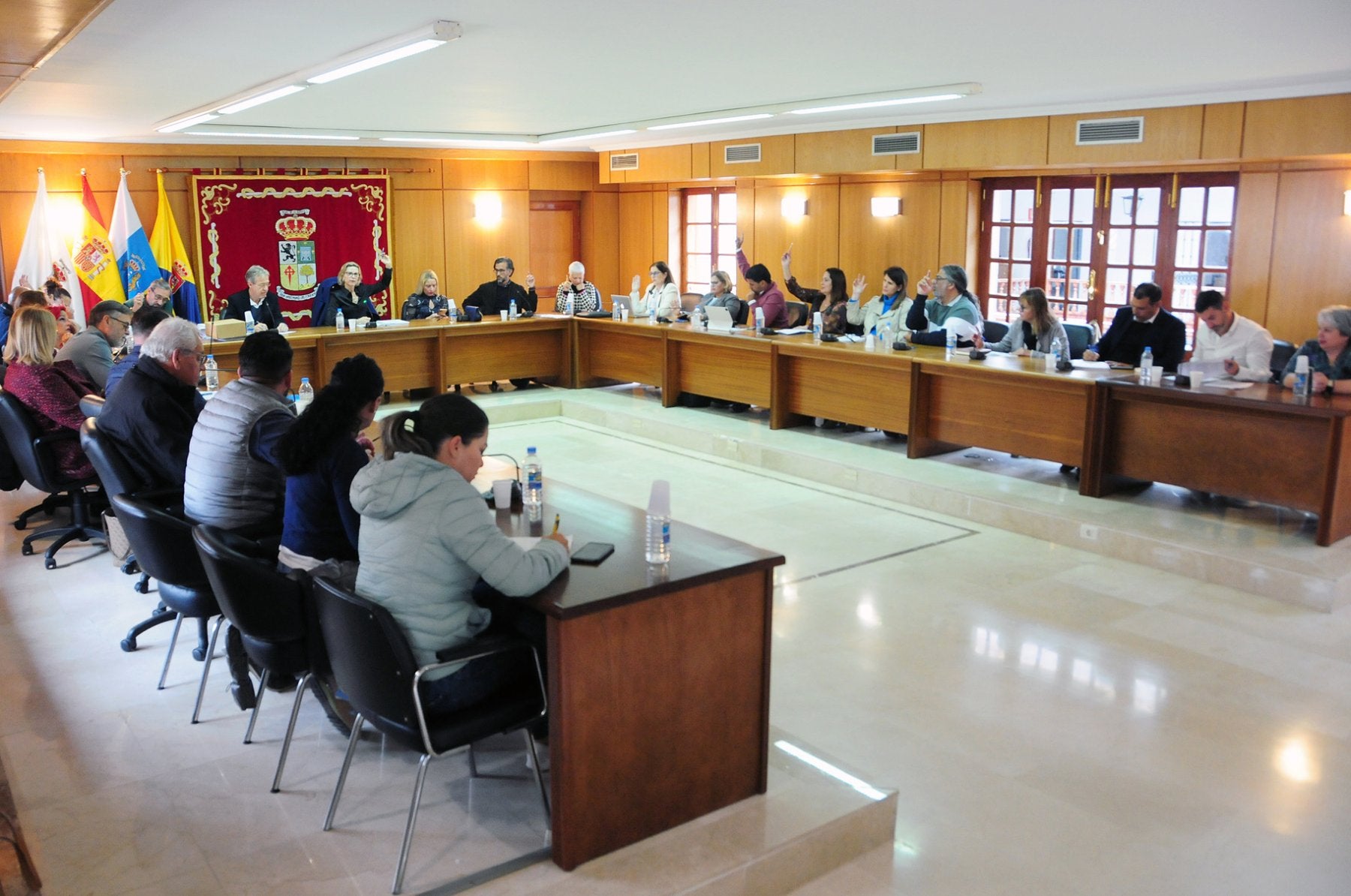 Un momento de la sesión plenaria de este jueves. 