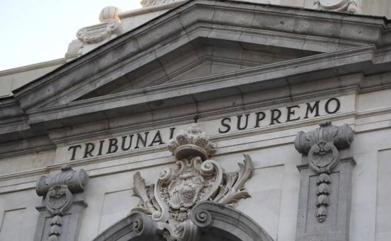 Fachada del Tribunal Supremo. 