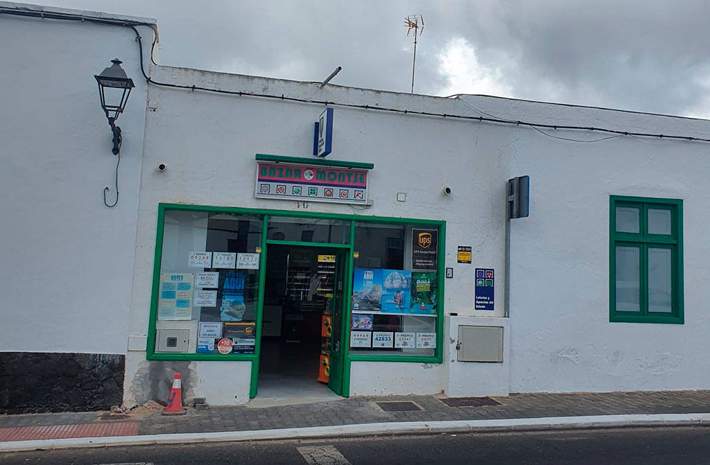 Imagen de la administración agraciada en Yaiza, Lanzarote. 