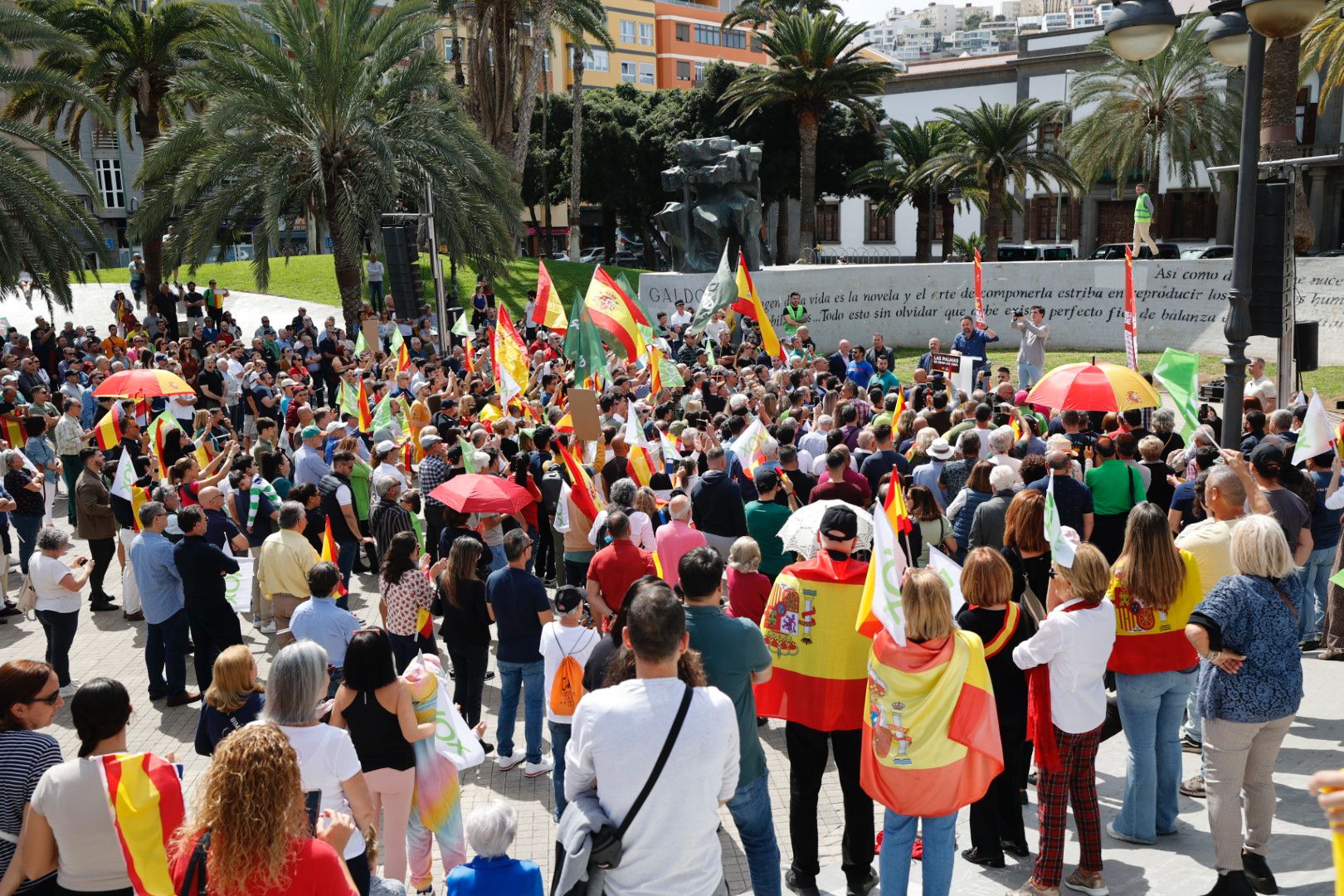 Fotos: Abascal y su campaña &#039;España decide&#039; en Las Palmas de Gran Canaria
