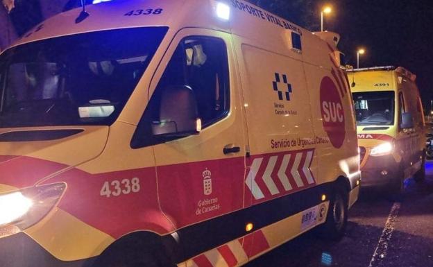 Dos fallecidos en una colisión frontal en Guía de Isora