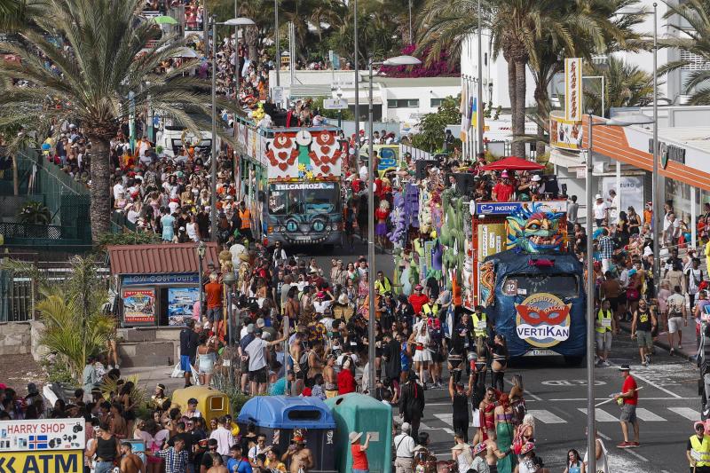 Imagen de la cabalgata de Maspalomas el pasado 2022. 