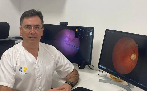 El oftamólogo Francisco Cabrera pone en valor en el Congreso de los Diputados la lucha contra la ceguera