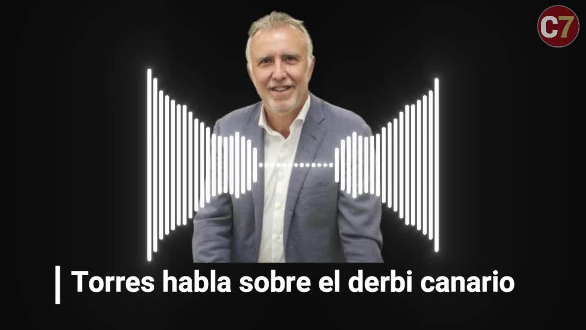 Torres sobre el derbi canario