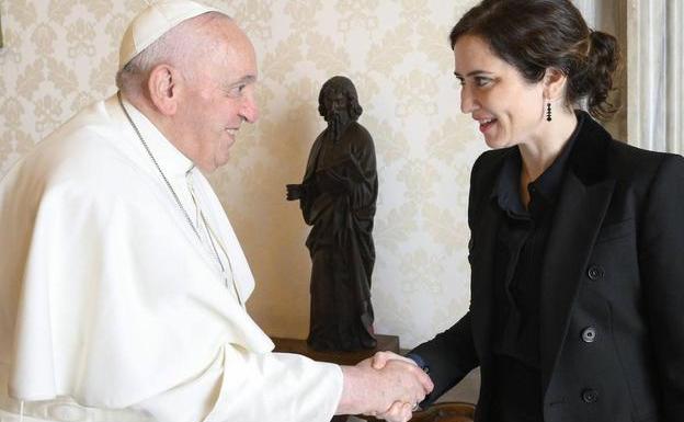 El Papa pide a Díaz Ayuso que piense en el pueblo «por delante de las ideologías»