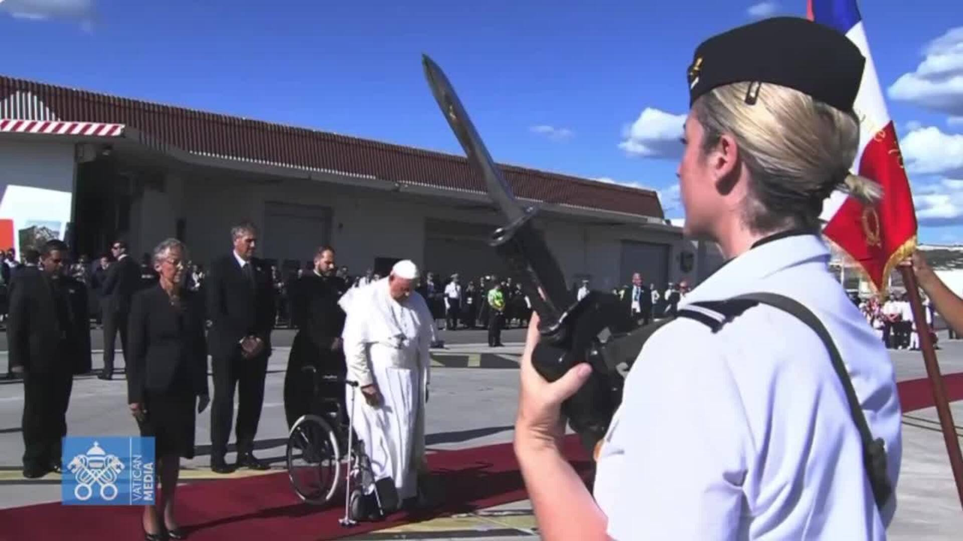 El Papa llega a Marsella para hablar sobre migraciones