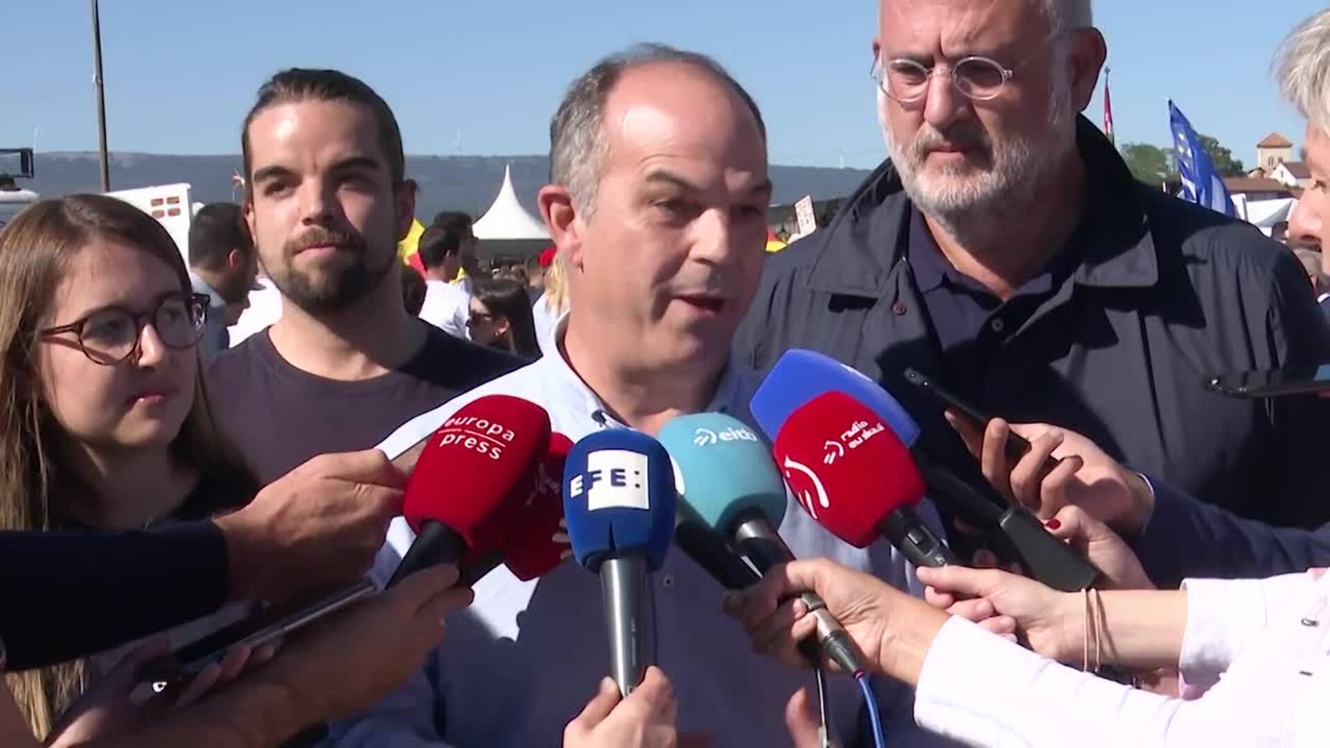 Turull dice que la movilización del PP es "la España que ve que la urnas no le dan la razón"