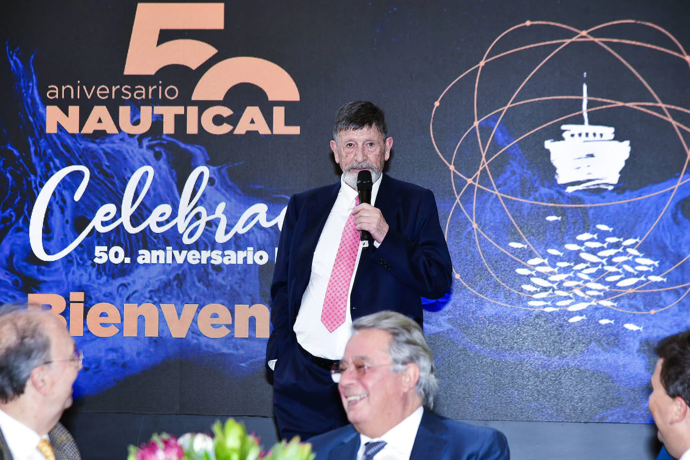 Luis Arbulu, en diciembre de 2019, durante la celebración del 50 aniversario del grupo en la capital grancanaria.