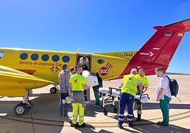 Imagen del primer traslado ECMO pediátrico en Canarias.