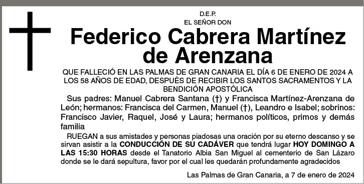 Federico Cabrera Martínez de Arenzana