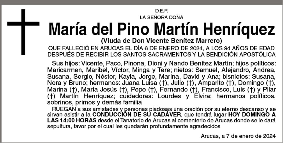 María del Pino Martín Henríquez