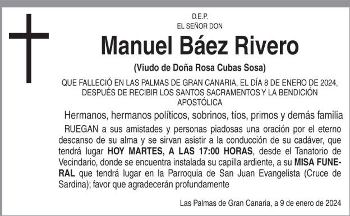 Manuel Báez Rivero