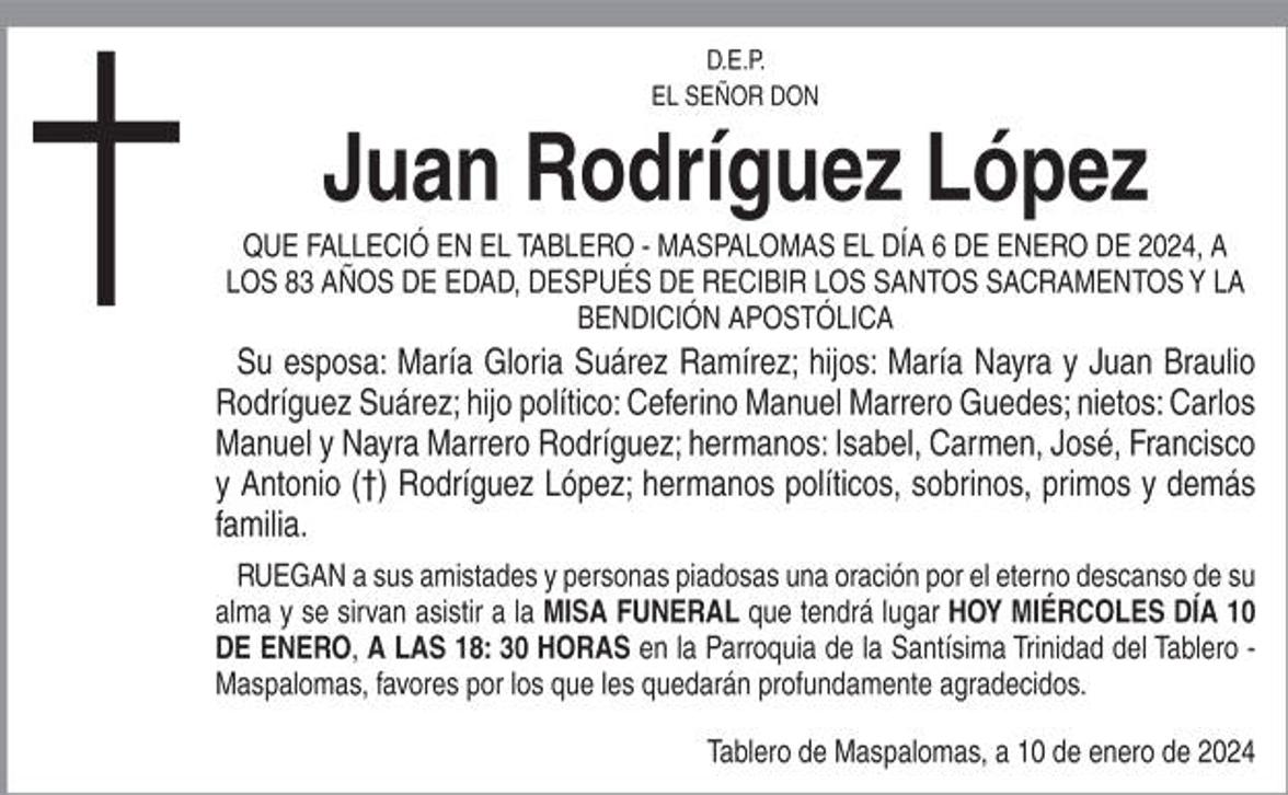 Juan Rodríguez López