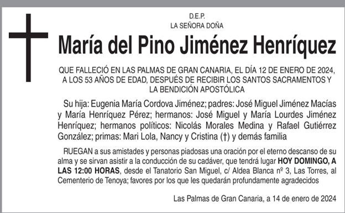 María del Pino Jiménez Henríquez