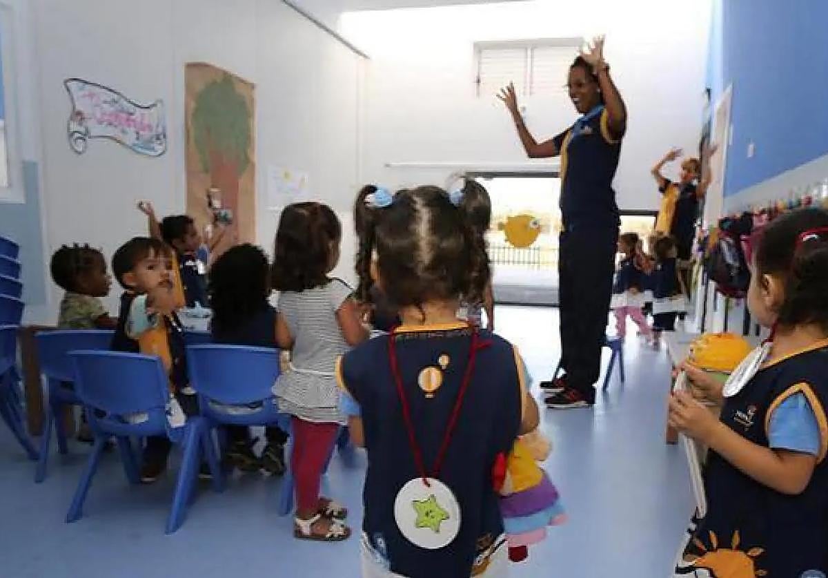 Alumnas y alumnos de 2 a 3 años.