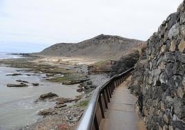 Imagen de archivo de la entrada a la zona del Confital.