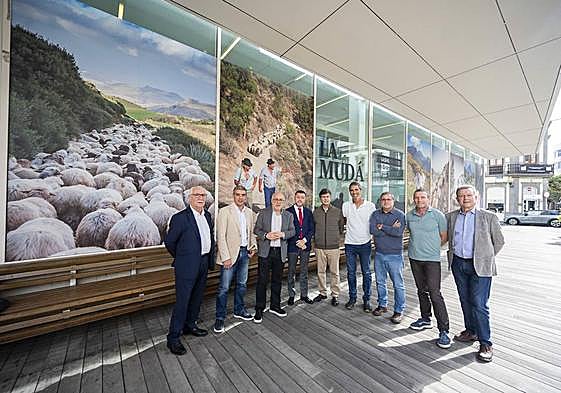 Acto de presentación del estudio sobre la trashumancia que hoy se expone en la Casa Palacio.