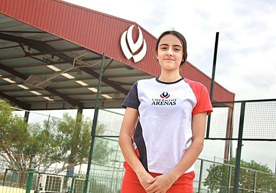 Sara Fernández, alumna becada por la Fundación Amancio Ortega.