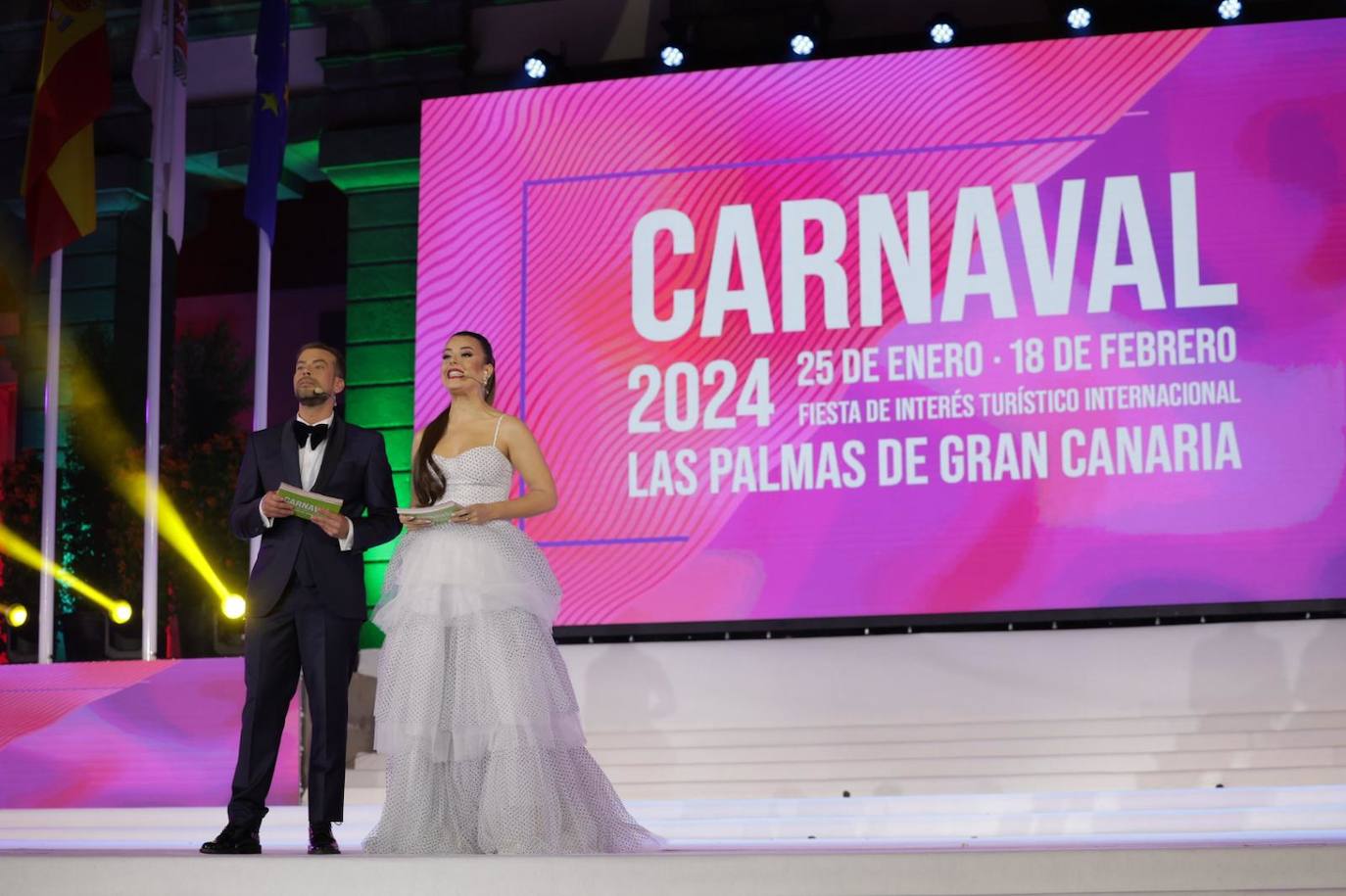 Los candidatos y candidatas a reinar en el carnaval de la capital grancanaria, en imágenes