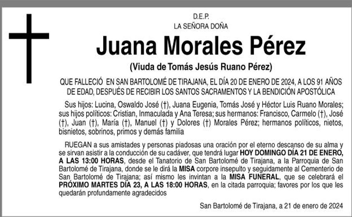 Juana Morales Pérez