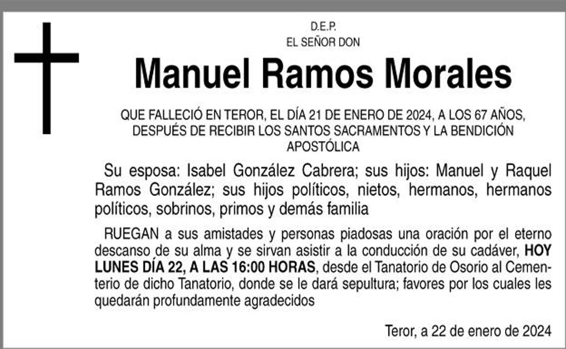 Manuel Ramos Morales