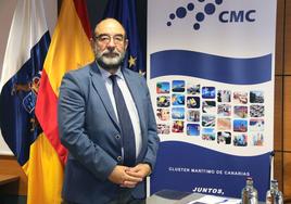 El presidente de Femepa, Vicente Marrero, en una imagen cuando era presidente dle Cluster.