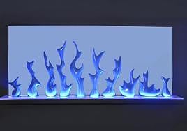 'Llama helada', obra de la muestra 'Fuego', de Domingo Díaz.