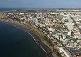 Zona hotelera de Maspalomas (San Bartolomé de Tirajana).