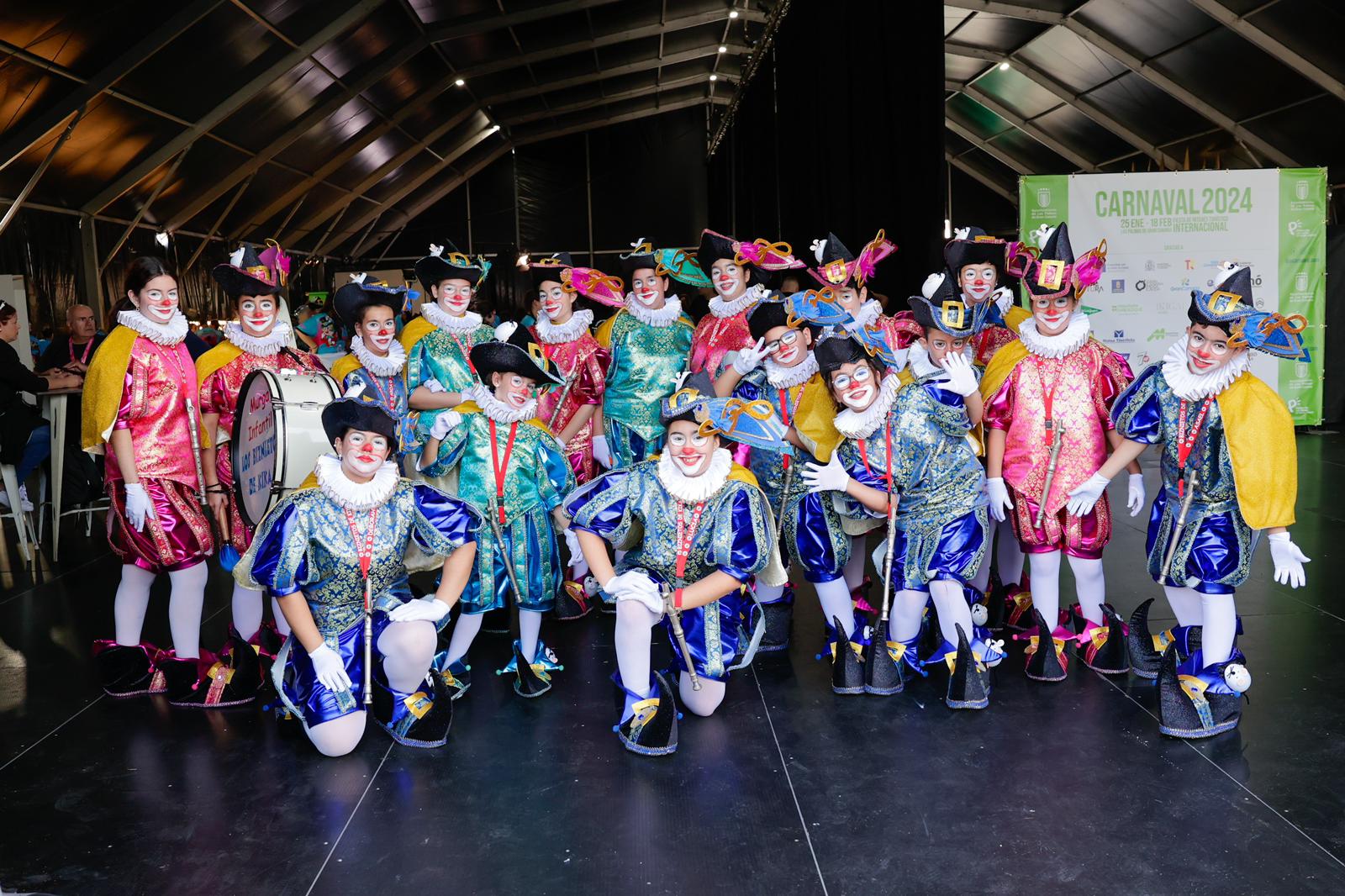 La cantera del carnaval de Las Palmas de Gran Canaria toma el escenario