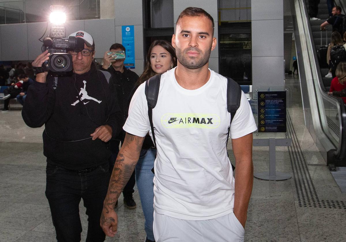 Jesé Rodríguez, el pasado mes de septiembre a su llegada a Brasil.
