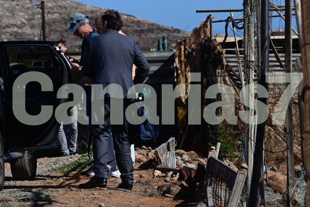 La investigación del parricidio de Santa Lucía de Tirajana en la escena del crimen