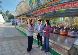 De izquierda a derecha, Vidina Cabrera, David Suárez y Vidina Espino.