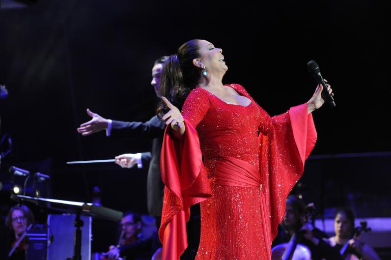 Imagen de archivo de un concierto de Isabel Pantoja en Gran Canaria.