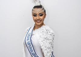 Candidata al trono de reina del carnaval de Las Palmas de Gran Canaria.