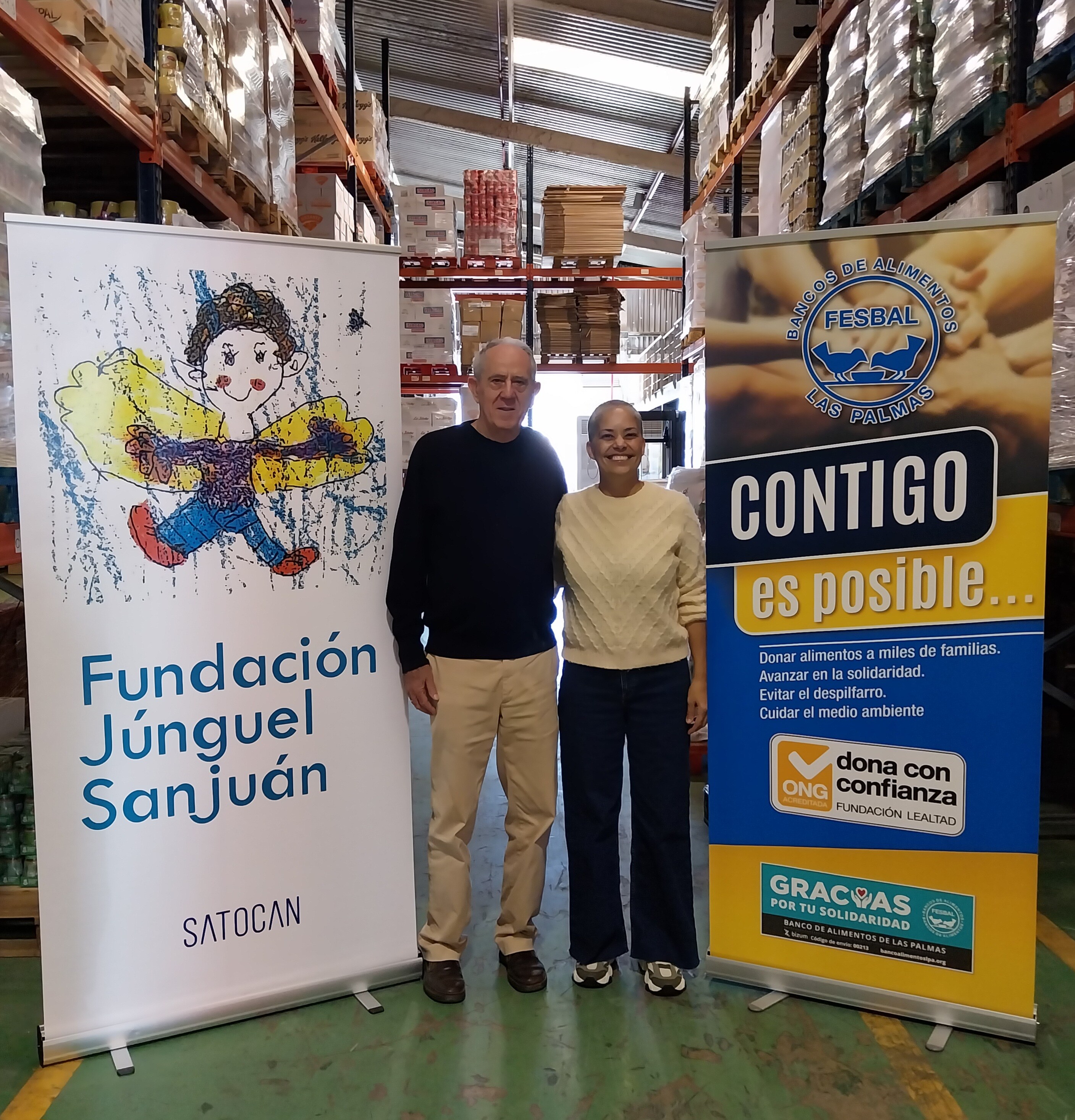 La Fundación Satocan Júnguel Sanjuan recauda 13.200kilos para el Banco de Alimentos