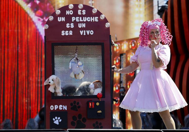 Imagen del concurso canino del carnaval de Las Palmas de Gran Canaria del año pasado.