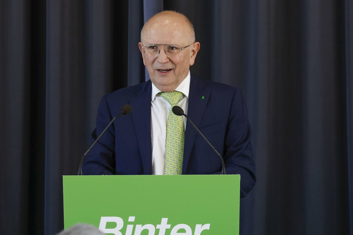 El presidente de Binter, Rodolfo Núñez, recientemente en Madrid.