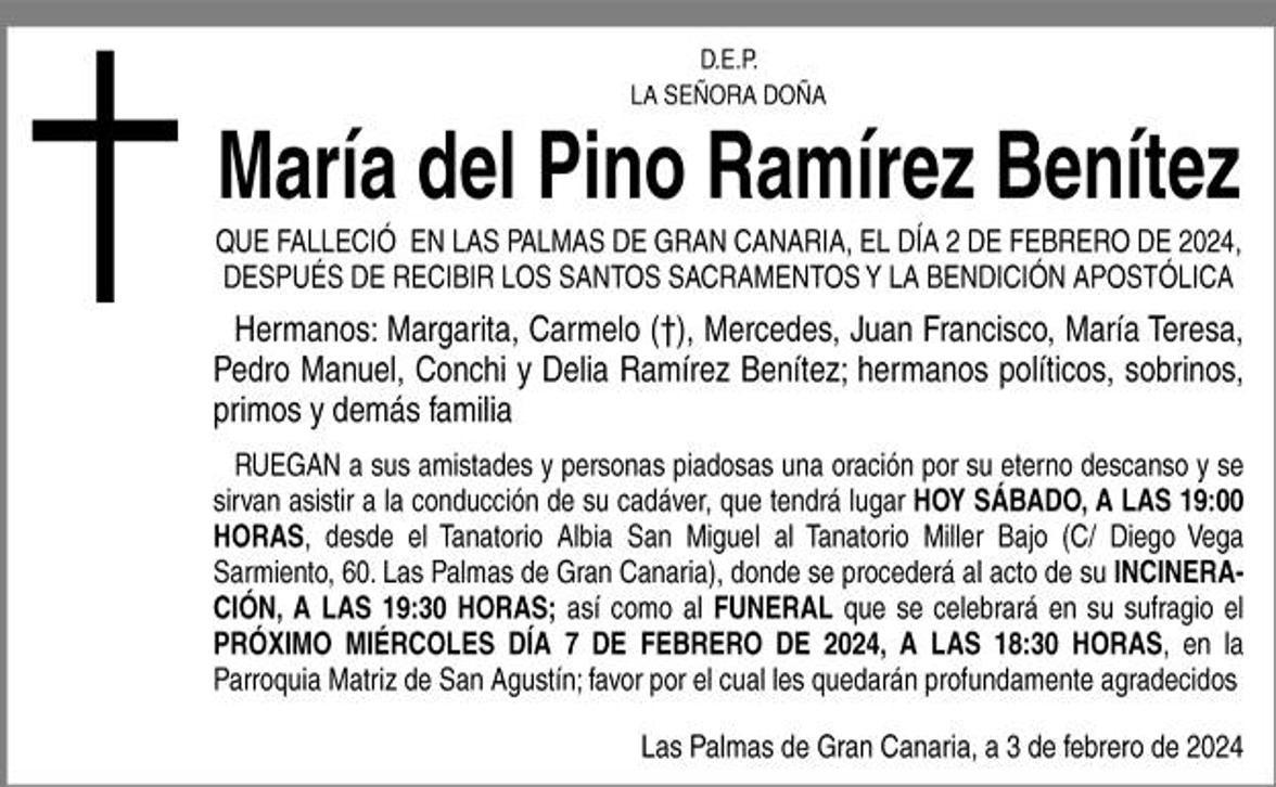 María del Pino Ramírez Benítez