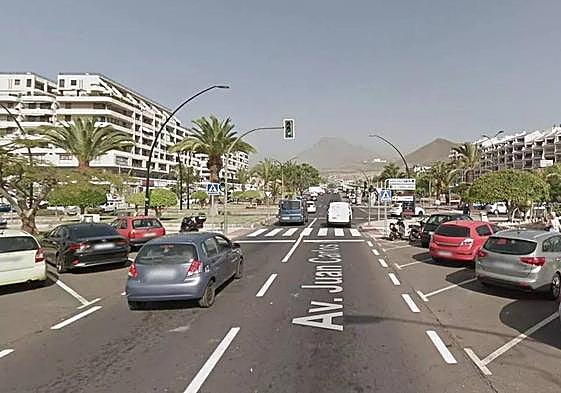 Imagen de la avenida donde ocurrió el accidente.