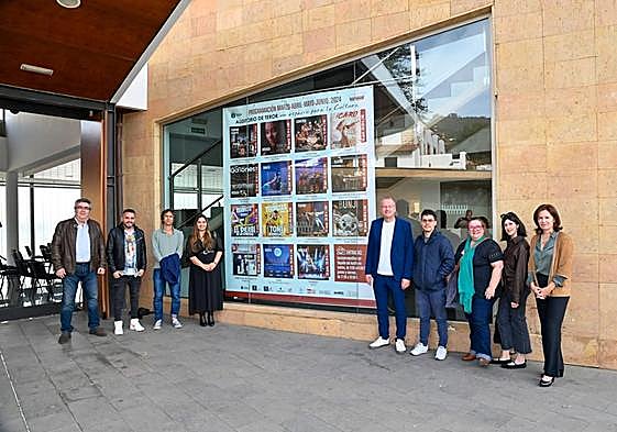 Imagen del acto de presentación de la nueva programación del Auditorio de Teror.