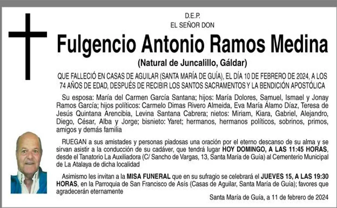 Fulgencio Antonio Ramos Medina