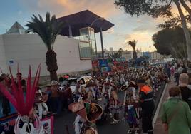Momento del desfile.
