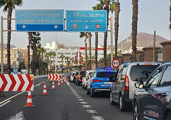 Colapso a primera hora de la tarde.