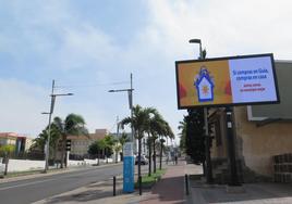 Imagen de la calle Lomo Guillén, en el casco de Guía.