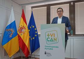 El consejero de Obras Públicas, Vivienda y Movilidad del Gobierno de Canarias, Pablo Rodríguez.