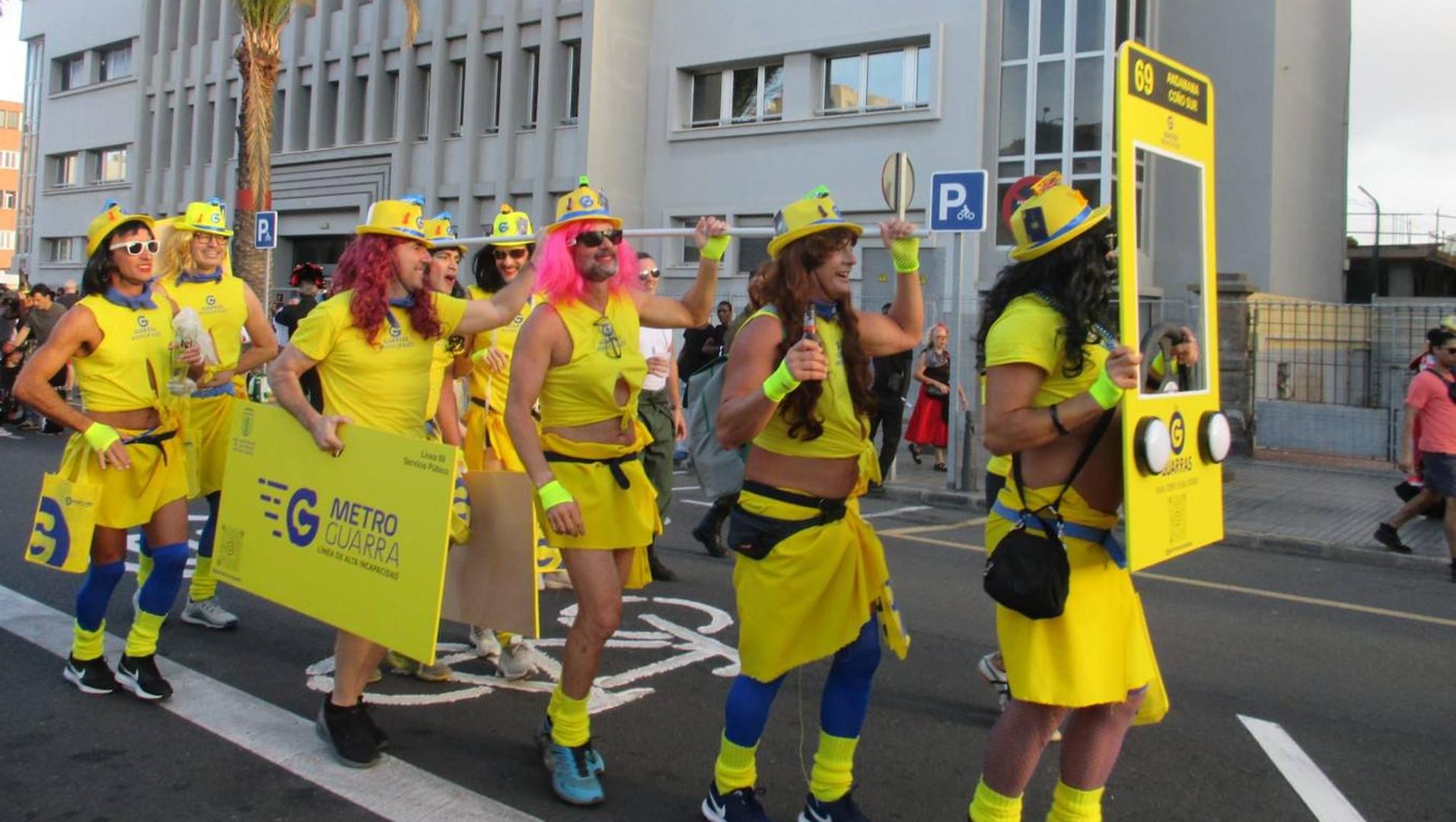 El disfraz definitivo del carnaval de Las Palmas de Gran Canaria: la  MetroGuarra | Canarias7