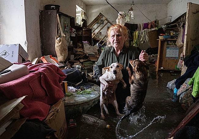 Una de las imágenes que integra la exposición en la Biblioteca Insular.